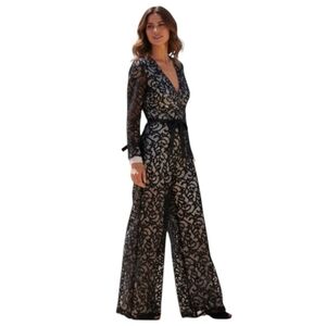 Alexis Lace Jumpsuit Size Small